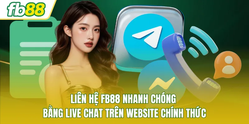 Liên hệ FB88 nhanh chóng bằng live chat trên website chính thức